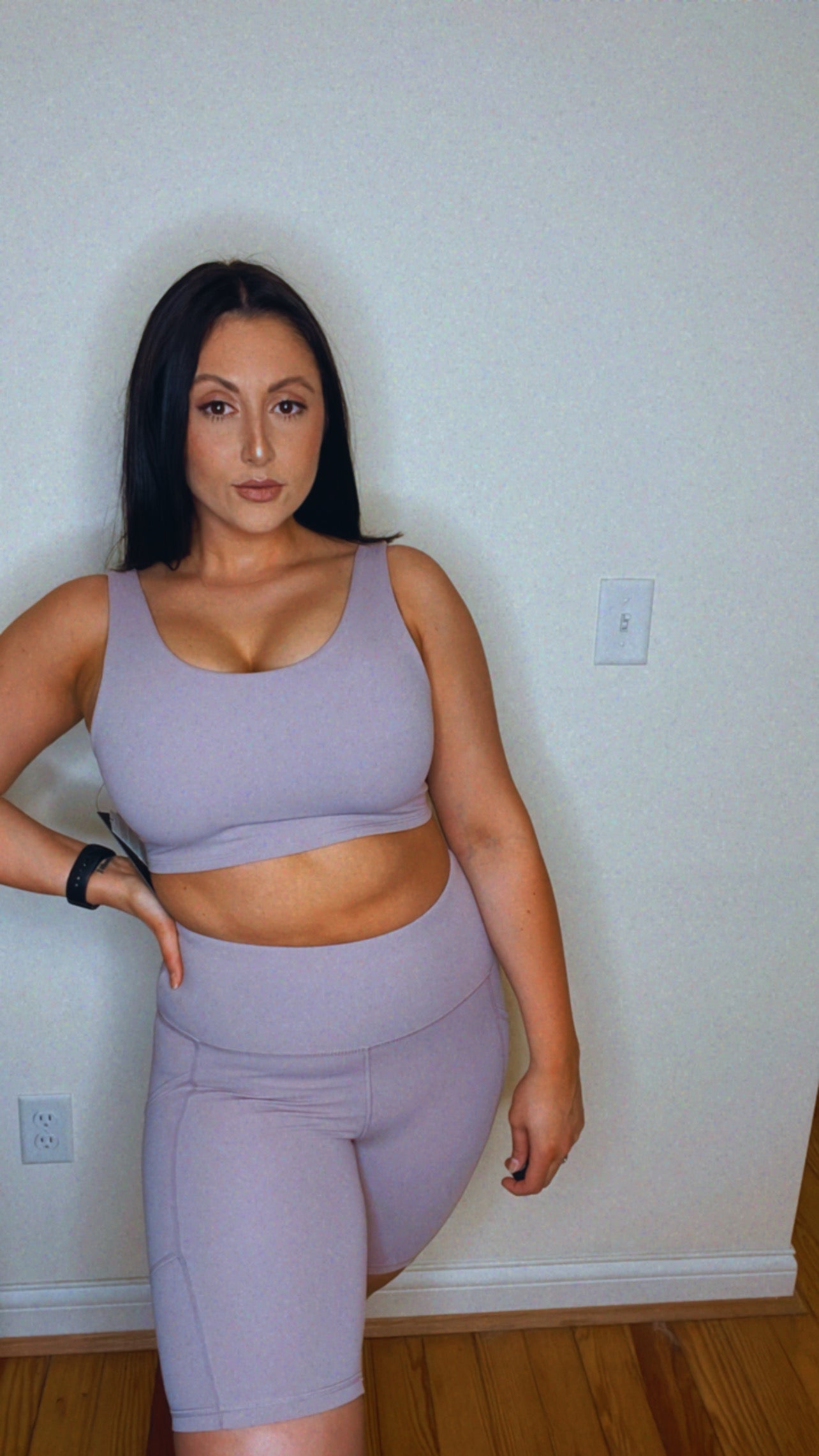 TACTEL Mauve Sports Bra