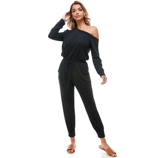 Cold Shoulder Jumpsuit