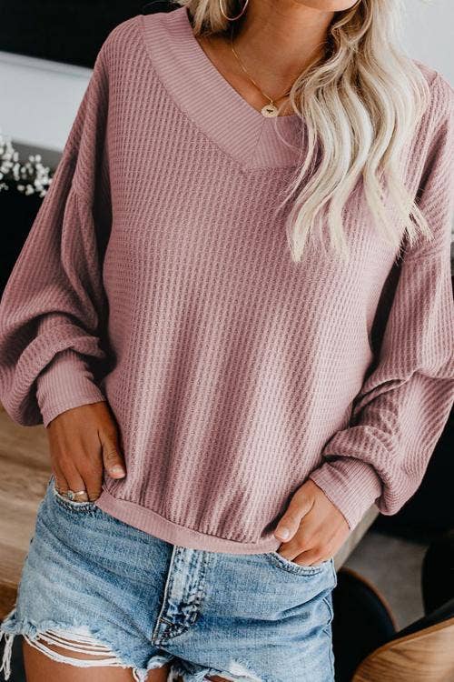 Forever Waffle Knit Sweater